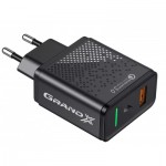 Огляд Зарядний пристрій Grand-X QC3.0 18W + Lightning cable (CH-650L): характеристики, відгуки, ціни.