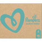 Огляд Підгузки Pampers Active Baby Maxi Розмір 4 (9-14 кг), 180 шт. (8006540032725): характеристики, відгуки, ціни.