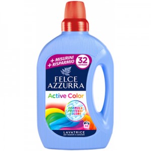 Огляд Гель для прання Felce Azzurra Active Color 1.595 л (8001280409592): характеристики, відгуки, ціни.