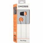 Огляд Навушники Koss The Plug Orange (185349.101): характеристики, відгуки, ціни.