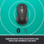 Огляд Мишка Logitech Signature M650 L Wireless LEFT Graphite (910-006239): характеристики, відгуки, ціни.