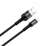 Огляд Дата кабель USB 2.0 AM to Lightning 1.0m nylon black ColorWay (CW-CBUL045-BK): характеристики, відгуки, ціни.