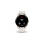 Огляд Смарт-годинник Garmin Venu 2 Plus, Ivory + Cream Gold, GPS (010-02496-12): характеристики, відгуки, ціни.