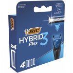 Огляд Змінні касети Bic Flex 3 Hybrid 4 шт. (3086123480926): характеристики, відгуки, ціни.