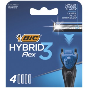 Огляд Змінні касети Bic Flex 3 Hybrid 4 шт. (3086123480926): характеристики, відгуки, ціни.