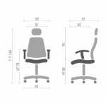 Огляд Офісне крісло Аклас Наос TILT Чорний (Чорний/Чорний) (10055396): характеристики, відгуки, ціни.