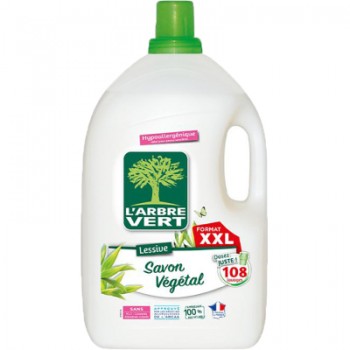 Гель для прання L'Arbre Vert Рослинне мило 4.9 л (3450601040535)
