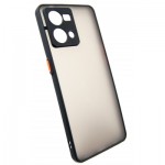 Огляд Чохол до мобільного телефона Dengos Matte OPPO Reno 7 (black) (DG-TPU-MATT-111): характеристики, відгуки, ціни.