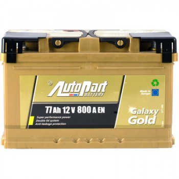 Автомобільний акумулятор AutoPart 77 Ah/12V Galaxy Gold Ca-Ca (ARL077-GG0)