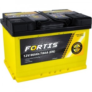 Автомобільний акумулятор FORTIS 80 Ah/12V Euro (FRT80-00)