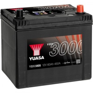 Огляд Автомобільний акумулятор Yuasa 12V 60Ah SMF Battery (YBX3005): характеристики, відгуки, ціни.