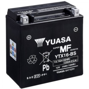 Автомобільний акумулятор Yuasa 12V 14,7Ah MF VRLA Battery (YTX16-BS)