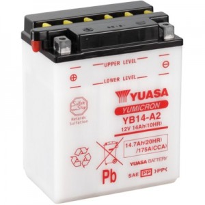 Огляд Автомобільний акумулятор Yuasa 12V 14,7Ah YuMicron Battery (YB14-A2): характеристики, відгуки, ціни.