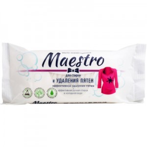Огляд Мило для прання Maestro МТ господарське проти плям 125 г (4820195500026): характеристики, відгуки, ціни.