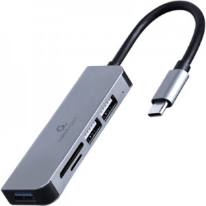 Огляд Концентратор Cablexpert USB-С to 1 х USB 3.1 Gen1 (5 Gbps), 2 х USB 2.0, CardReader (UHB-CM-CRU3P1U2P2-01): характеристики, відгуки, ціни.