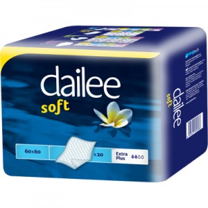 Огляд Пелюшки для малюків Dailee Soft 60х60 см 20 шт (8595611623936): характеристики, відгуки, ціни.