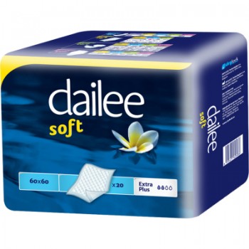 Пелюшки для малюків Dailee Soft 60х60 см 20 шт (8595611623936)