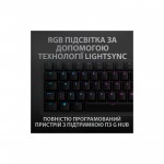 Огляд Клавіатура Logitech G512 Lightsync RGB Mechanical GX Blue USB UA Carbon (920-008946): характеристики, відгуки, ціни.