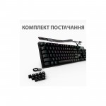 Огляд Клавіатура Logitech G512 Lightsync RGB Mechanical GX Blue USB UA Carbon (920-008946): характеристики, відгуки, ціни.