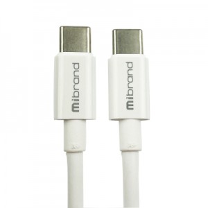 Огляд Дата кабель USB-C to USB-C 1.0m MI-17 5A Lightning White Mibrand (MIDC/17TTW): характеристики, відгуки, ціни.