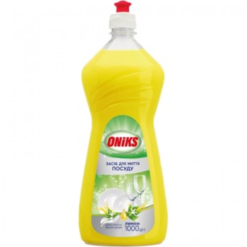 Засіб для ручного миття посуду Oniks Лимон 1000 г (4820191760615)