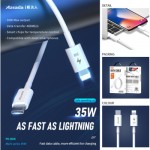 Огляд Дата кабель USB-C to Lightning 1.0m PD-B84i 35W Proda (PD-B84i-WHT): характеристики, відгуки, ціни.