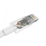 Огляд Дата кабель USB 2.0 AM to Lightning 1.2m 2.1A MFI White Choetech (IP0026-WH): характеристики, відгуки, ціни.