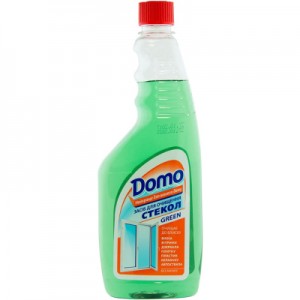 Огляд Засіб для миття скла Domo Green змінний блок 525 мл (XD 41101): характеристики, відгуки, ціни.