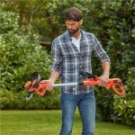 Огляд Тример садовий Black&Decker 0.55 кВт, ширина косіння 30 см, 7500 об/хв, вага 2.4 кг (BESTA530): характеристики, відгуки, ціни.