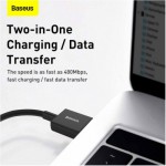 Огляд Дата кабель USB 2.0 AM to Lightning 1.0m 2.4A Superior Series Black Baseus (CALYS-A01): характеристики, відгуки, ціни.