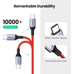 Огляд Дата кабель USB-C to USB-C 1.0m US294 3A Red Ugreen (US294/60186): характеристики, відгуки, ціни.