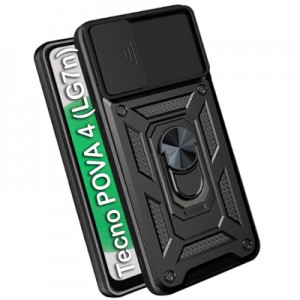 Чохол до мобільного телефона BeCover Military Tecno POVA 4 (LG7n) Black (709154)