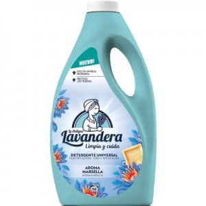 Огляд Гель для прання La Antigua Lavandera Марсельський аромат 2.5 л (8435495826798): характеристики, відгуки, ціни.