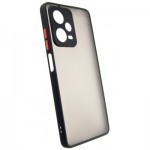 Огляд Чохол до мобільного телефона Dengos Matte Xiaomi Redmi Note 12 Pro 5g (black) (DG-TPU-MATT-128): характеристики, відгуки, ціни.