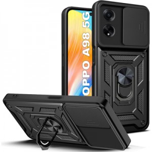 Чохол до мобільного телефона BeCover Military Oppo A98 5G Black (710024)