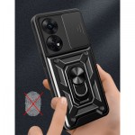 Огляд Чохол до мобільного телефона BeCover Military Oppo Reno8 T Black (710023): характеристики, відгуки, ціни.