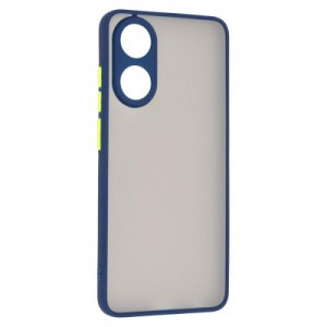 Огляд Чохол до мобільного телефона Armorstandart Frosted Matte OPPO A78 4G Navy Blue (ARM72408): характеристики, відгуки, ціни.