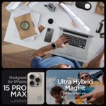 Огляд Чохол до мобільного телефона Spigen Apple iPhone 15 Pro Max Ultra Hybrid MagFit Graphite (ACS06577): характеристики, відгуки, ціни.