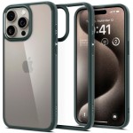 Огляд Чохол до мобільного телефона Spigen Apple iPhone 15 Pro Max Ultra Hybrid Abyss Green (ACS06574): характеристики, відгуки, ціни.