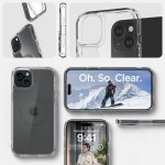 Огляд Чохол до мобільного телефона Spigen Apple iPhone 15 Ultra Hybrid MagFit Graphite (ACS06804): характеристики, відгуки, ціни.