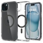 Огляд Чохол до мобільного телефона Spigen Apple iPhone 15 Ultra Hybrid MagFit Graphite (ACS06804): характеристики, відгуки, ціни.