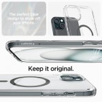 Огляд Чохол до мобільного телефона Spigen Apple iPhone 15 Ultra Hybrid MagFit Graphite (ACS06804): характеристики, відгуки, ціни.