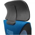 Огляд Офісне крісло Richman Профі Пластик Піастра Сітка чорна + синя (ADD0003190): характеристики, відгуки, ціни.
