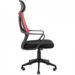 Огляд Офісне крісло Richman Профі Пластик Піастра Сітка чорна + червона (ADD0003191): характеристики, відгуки, ціни.