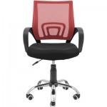 Огляд Офісне крісло Richman Спайдер Ю Хром Піастра Сітка чорна + червона (ADD0003056): характеристики, відгуки, ціни.
