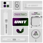 Огляд Чохол до мобільного телефона Armorstandart Unit MagSafe Apple iPhone 15 Pro Matte Clear Silver (ARM69349): характеристики, відгуки, ціни.