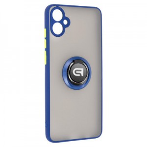Чохол до мобільного телефона Armorstandart Frosted Matte Ring Samsung A05 (A055) Navy Blue (ARM72762)
