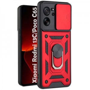 Чохол до мобільного телефона BeCover Military Xiaomi Redmi 13C / Poco C65 Red (710564)