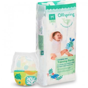 Підгузки Offspring трусики Розмір M (6-11 кг) 42 шт, Ліс (9355465009084) (DP-OI-FAP-M42P-FRT)