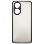 Огляд Чохол до мобільного телефона Dengos Kit for OPPO A58 4G case + glass (Black) (DG-KM-36): характеристики, відгуки, ціни.